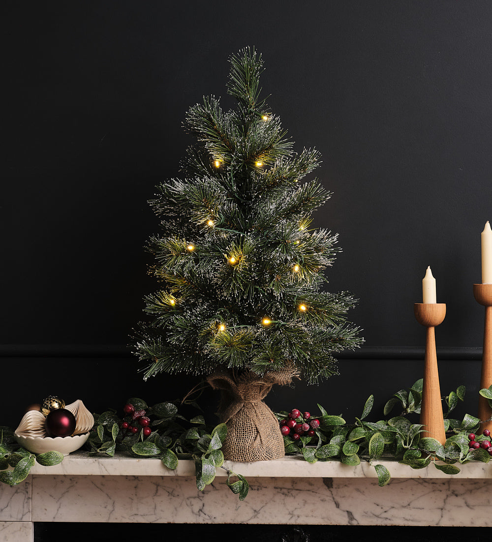 Pre-lit Artificial 1ft Glendon Tree