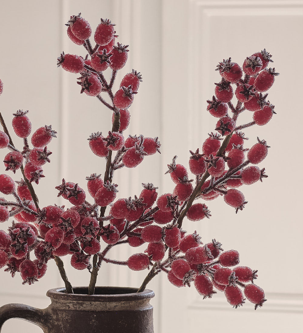 Artificial Rosehip Bunch