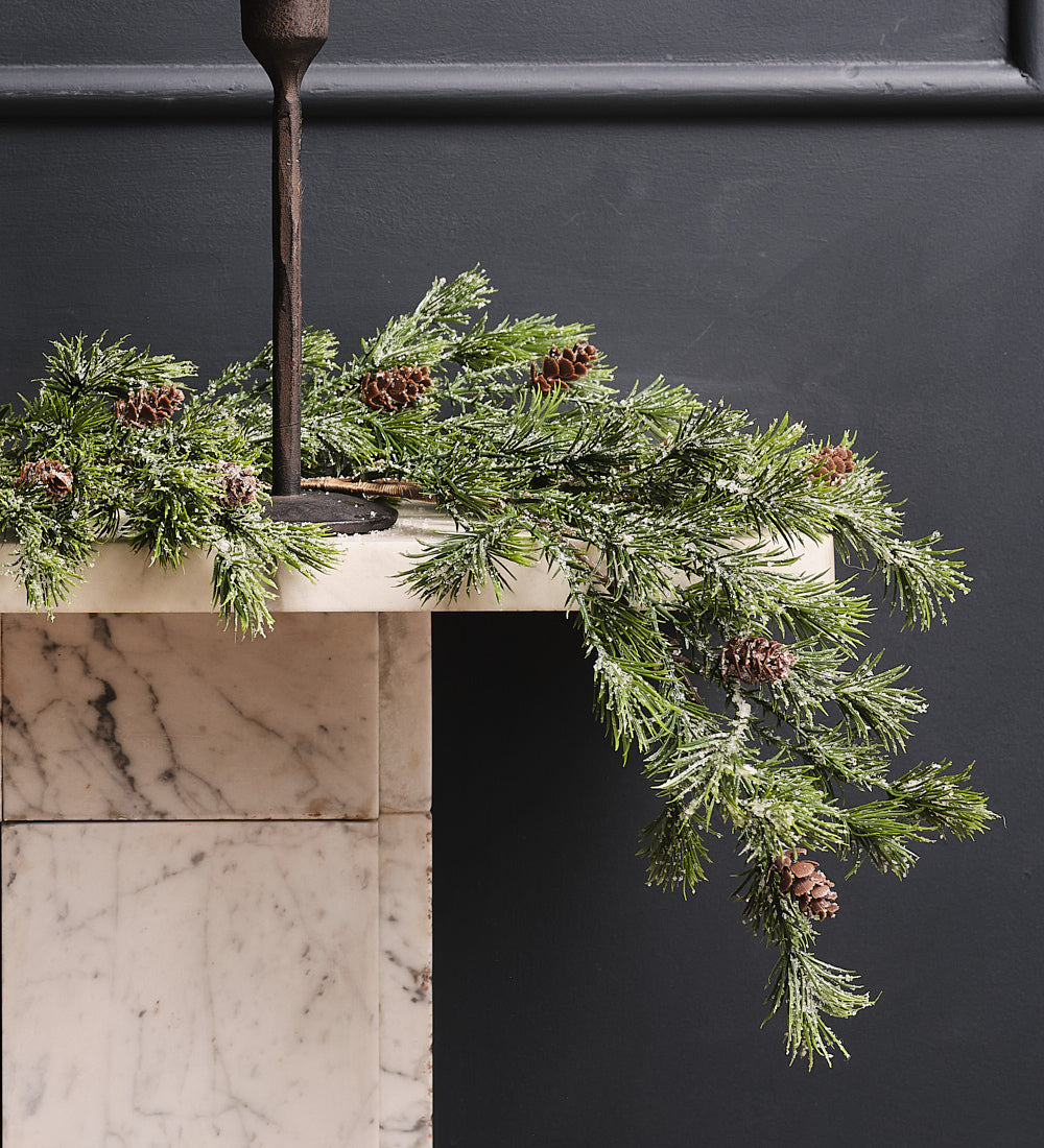 Artificial Fir Cone Garland